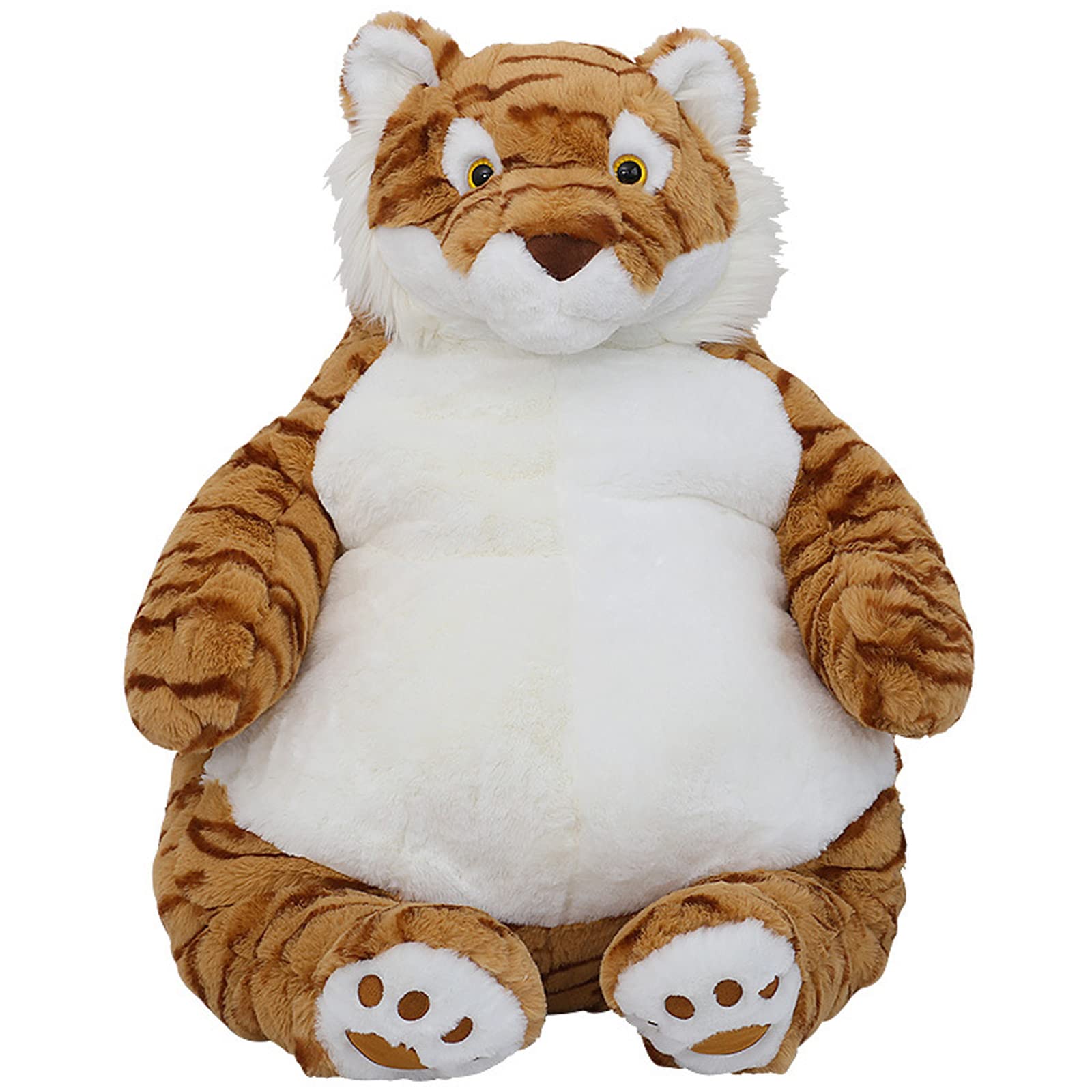 ronivia Tiger Weighted Stuffed Animals, 17' 3.5 lbs Weighted Tiger Plush Large Weighted Plush Animal Toy Pillow Gifts for Boys